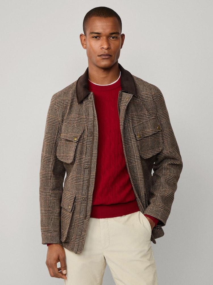 Hackett Cream Country Velo Jacket - Image 2 of 7