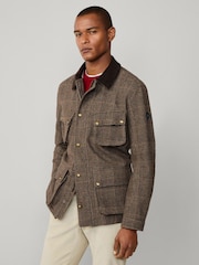 Hackett Cream Country Velo Jacket - Image 4 of 7