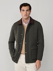 Hackett Green Quilted Jacket - Image 1 of 8