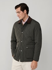 Hackett Green Quilted Jacket - Image 3 of 8