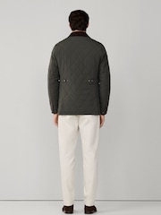 Hackett Green Quilted Jacket - Image 5 of 8