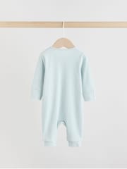 Azul - Pacote 5 de macacões para bebês com zíper duplo (0meses a3anos) - Imagem 8 de 14