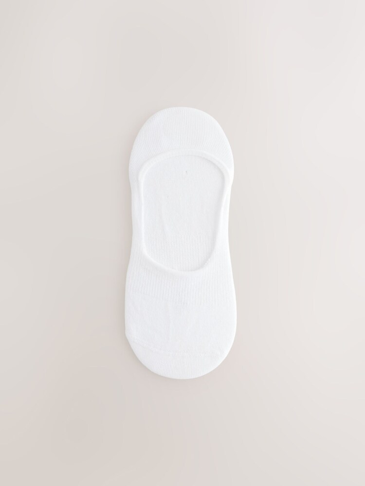 White Invisible Socks 5 Pack - Image 2 of 8