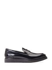 Base London Black Sid Penny Loafer - Image 1 of 5