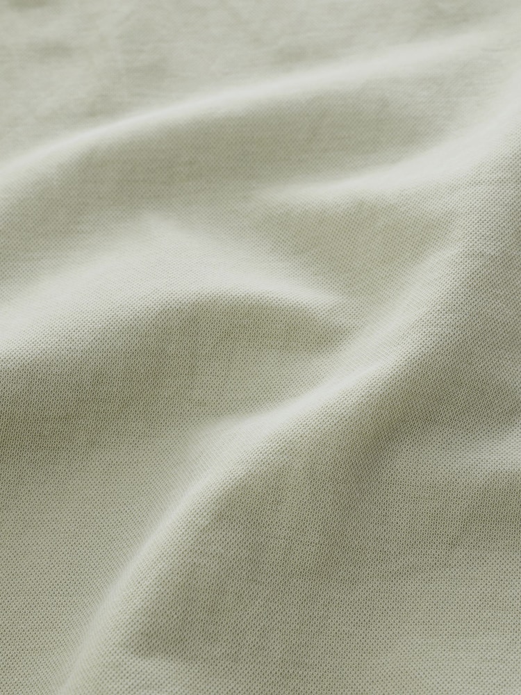 Verde salvia - Blusa sin mangas con drapeado efecto tejido - Imagen 8 de 8