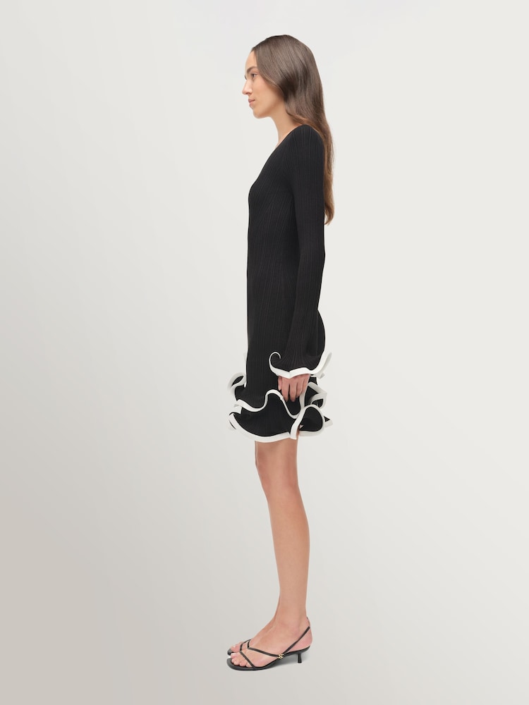 Simkhai Black Avalon Mini Dress - Image 5 of 5