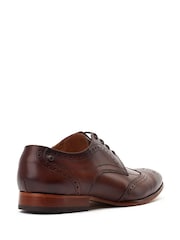 Base London Dark Brown Barbera Lace Up Brogue Shoe - Image 3 of 5