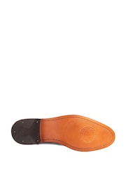 Base London Black Cast Waxy Brogue Shoe - Image 4 of 4