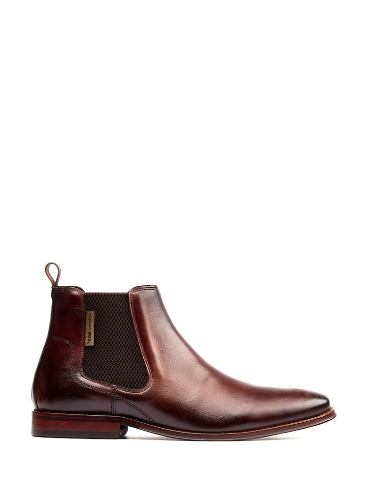 Base London Brown Sikes Chelsea Boot - Image 1 of 3 Base London Brown Sikes Chelsea Boot - Image 1 of 3