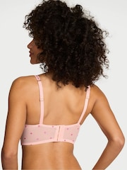 Victoria's Secret Hearts and Roses Pink Embroidered Bra Top - Image 2 of 3