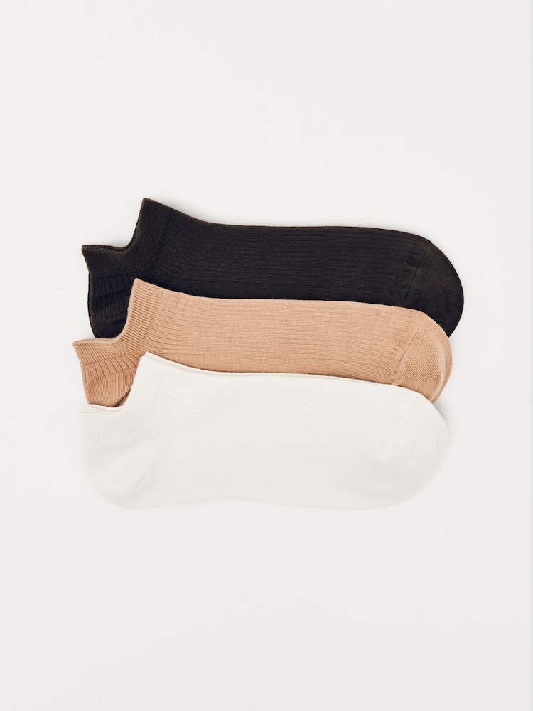 Reiss Cream/Chocolate Callie Socks - Image 1 of 2 Reiss Cream/Chocolate Callie Socks - Image 1 of 2