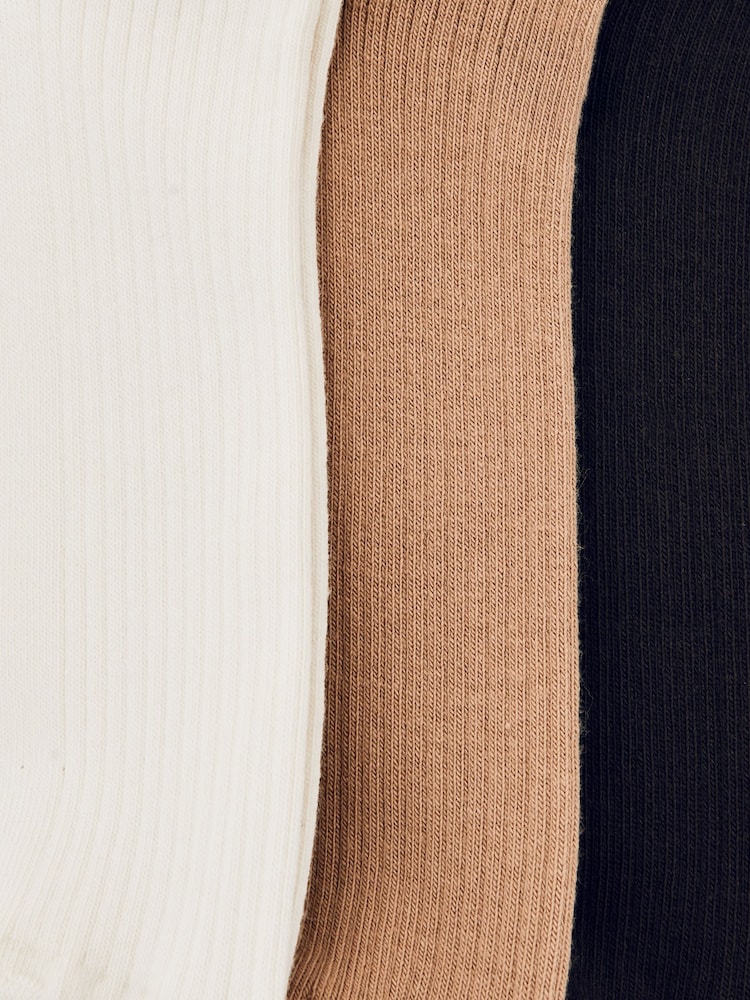 Reiss Cream/Chocolate Callie Socks - Image 2 of 2 Reiss Cream/Chocolate Callie Socks - Image 2 of 2