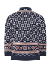 BadRhino Big & Tall Blue Grinch Fairisle Knitted Jumper - Image 5 of 6