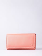 Lakeland Leather Orange Large Leather Purse - Image 1 of 4