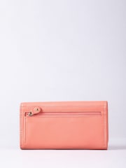 Lakeland Leather Orange Large Leather Purse - Image 2 of 4