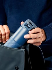 Ion8 Ash Navy Leak Proof Insulated Stainless Steel Travel Mug - Image 4 of 6