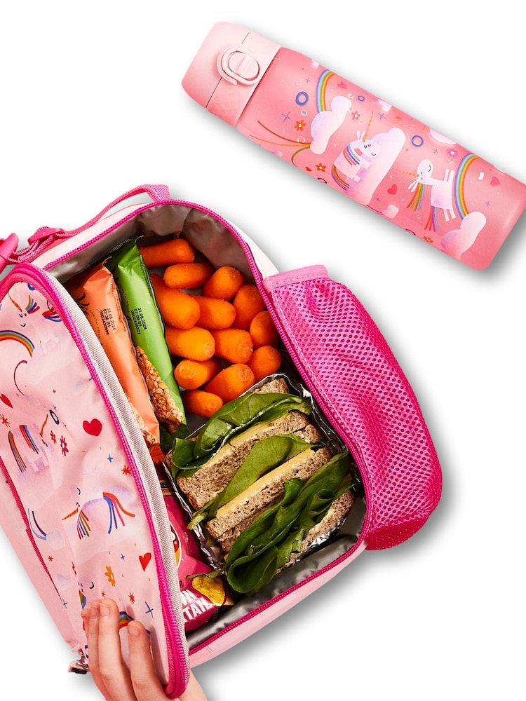 Ion8 Unicorn Rainbows Lunch Bag and Leak Proof Recyclon Water Bottle Bundle - Image 1 of 6