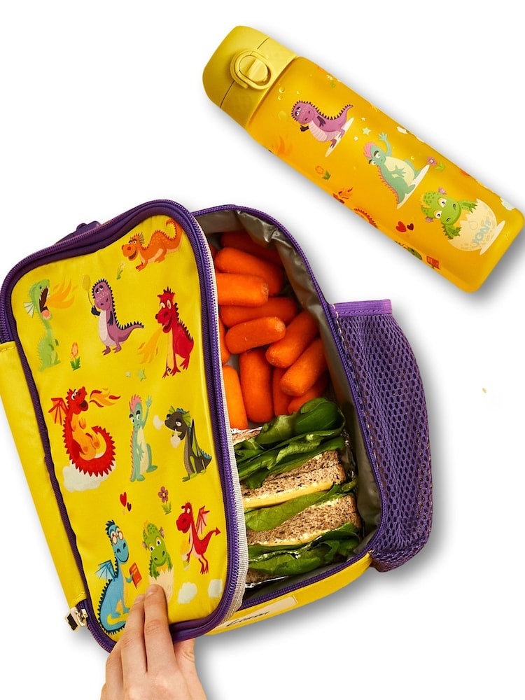 Ion8 Dragons Lunch Bag and Leak Proof Recyclon Water Bottle Bundle - Image 1 of 6