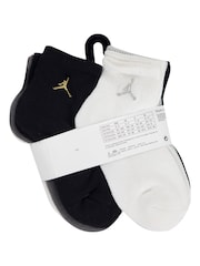 Jordan Everyday Essentials Black 6 Pack Socks - Image 3 of 4