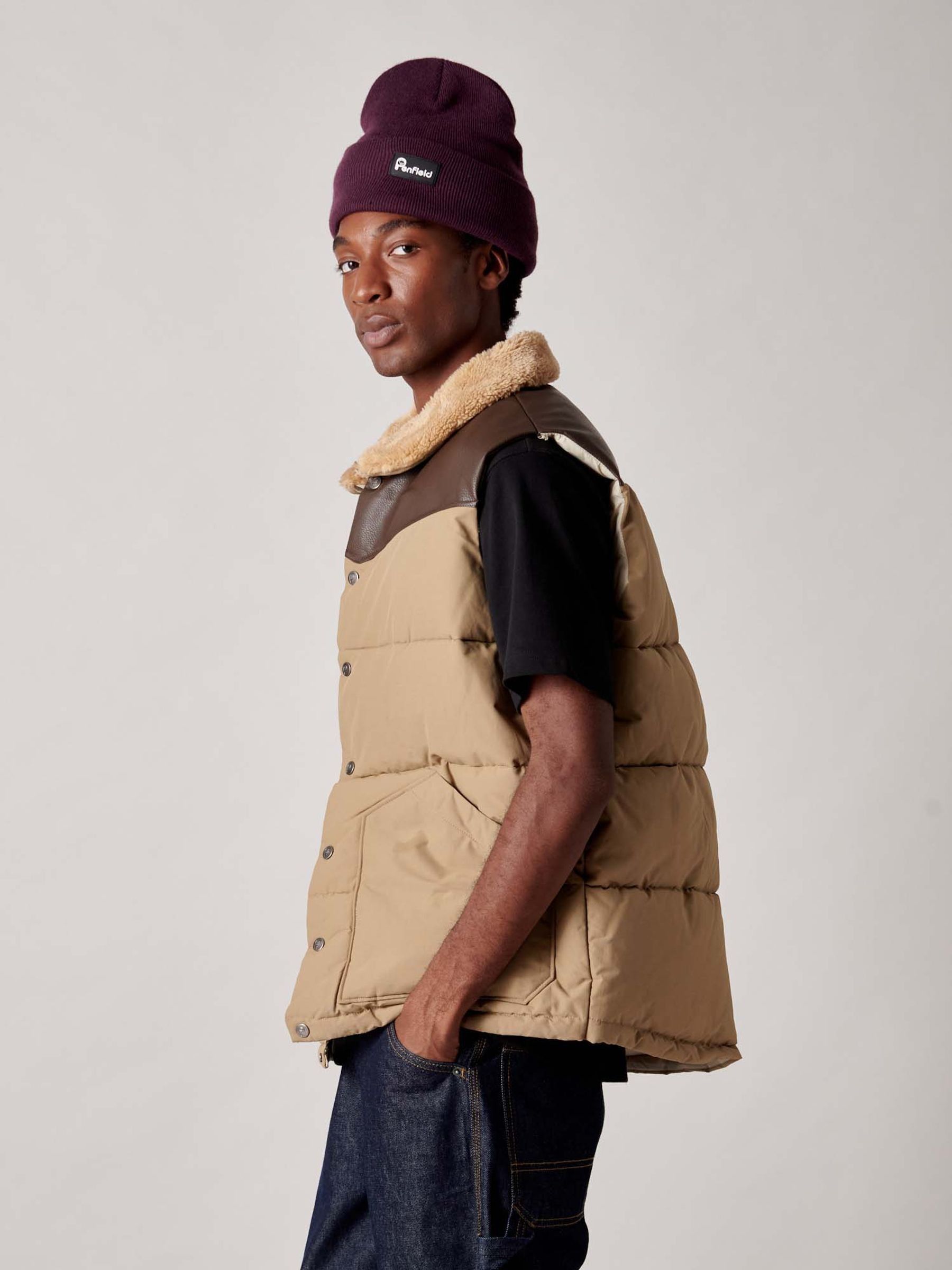 Buy Penfield Brown Mens Rockwool Vest from Next USA