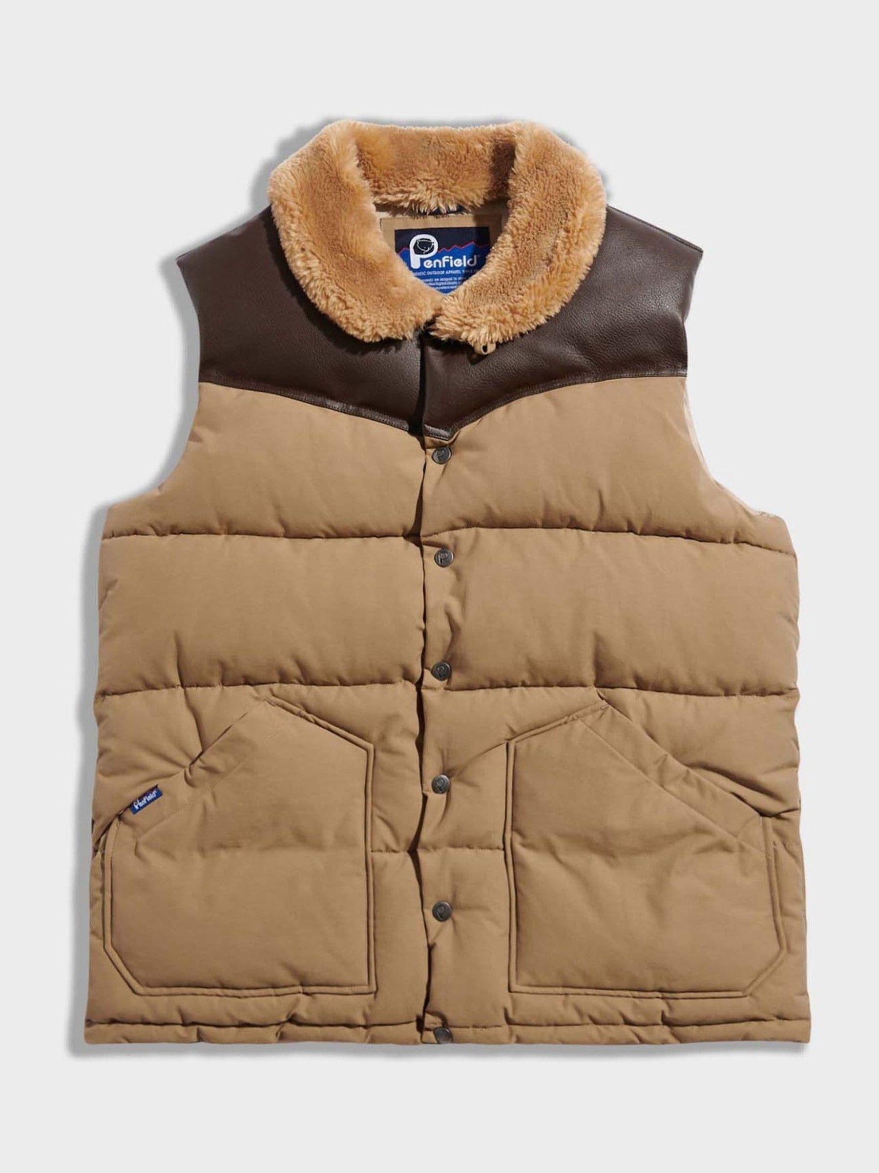 Buy Penfield Brown Mens Rockwool Vest from Next USA