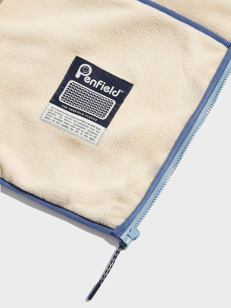 Penfield Cream Mens Graylock Fleece Vest - Image 10 of 10