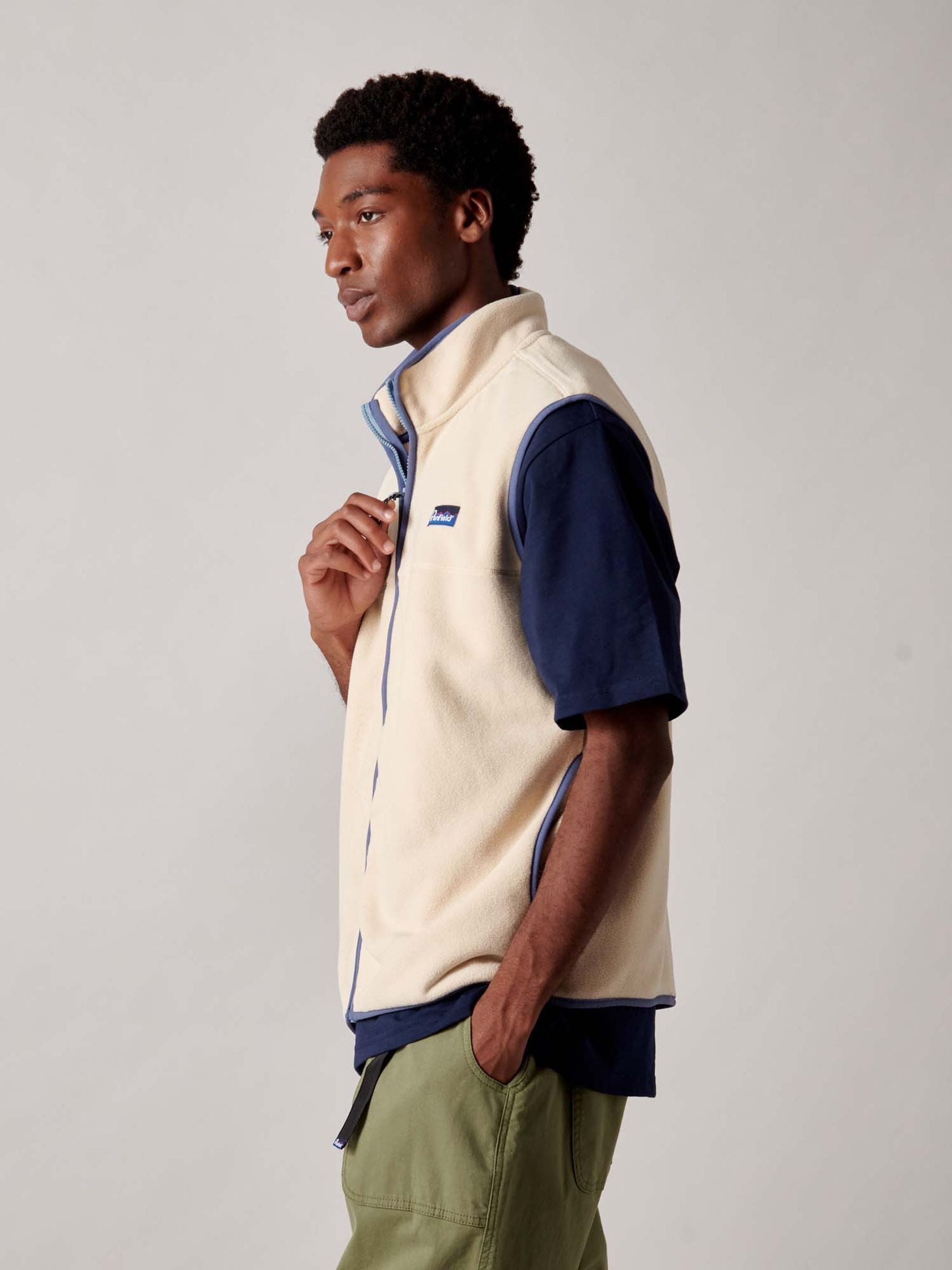 Buy Penfield Cream Mens Graylock Fleece Vest from Next Australia