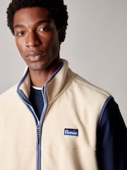 Penfield Cream Mens Graylock Fleece Vest - Image 5 of 10