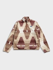 Penfield Brown Mens Forefounders Graylock 1/4 Zip Fleece - Image 1 of 4
