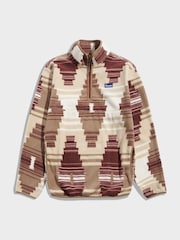 Penfield Brown Mens Forefounders Graylock Quarter  Zip Fleece - Image 7 of 10