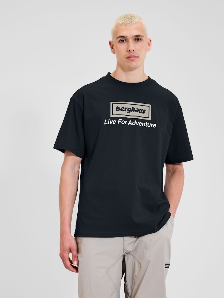 Berghaus Black Adventure Tour T-Shirt - Image 1 of 10
