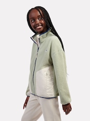 New Balance Green Premium Borg Zip Thru Funnel Fleece - Image 2 of 8