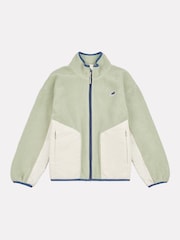 New Balance Green Premium Borg Zip Thru Funnel Fleece - Image 6 of 8