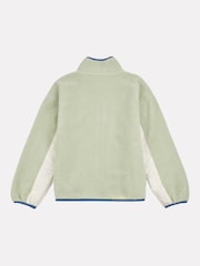 New Balance Green Premium Borg Zip Thru Funnel Fleece - Image 7 of 8