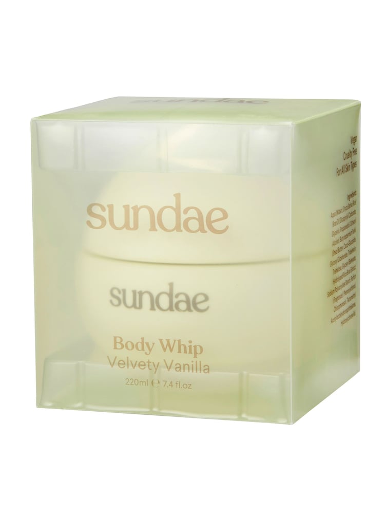 Sundae Velvety Vanilla Body Whipped Moisturiser - Image 2 of 5 Sundae Velvety Vanilla Body Whipped Moisturiser - Image 2 of 5