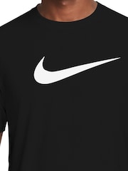 Nike Black Specs Short Sleeve Premium Rash Vest - Image 4 of 6