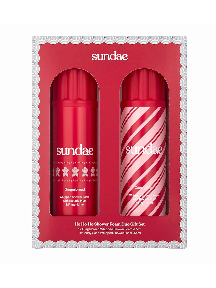 Sundae Candy Cane Shower Foam Christmas Gift Set - Image 1 of 5
