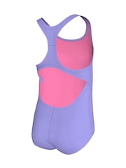 Nike Purple Little Kids Essential Racerback One Piece Swimsuit - Image 2 of 3