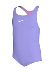 Nike Purple Little Kids Essential Racerback One Piece Swimsuit - Image 3 of 3