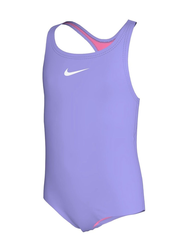 Nike Purple Little Kids Essential Racerback One Piece Swimsuit - Image 3 of 3