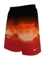 Nike Red Fade Graphic 7 Inch Swim Shorts - Image 1 of 3