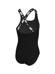 Nike Black Logo Tape Crossback One Piece Swimsuit - Image 2 of 3