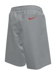 Nike Grey Graphic Logo Swoosh 7 Inch Swim Shorts - Image 3 of 3