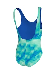 Blau - Nike Tie Dye UBack One Piece Swimsuit - Bild 2 von 3