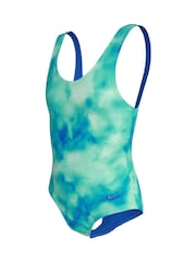 Blau - Nike Tie Dye UBack One Piece Swimsuit - Bild 3 von 3