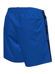 Nike Blue Breaker Logo Tape 4" Volley Shorts - Image 3 of 3