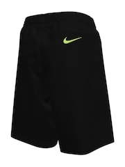 Nike Black Graphic Logo Swoosh 7 Inch Swim Shorts - Image 3 of 3
