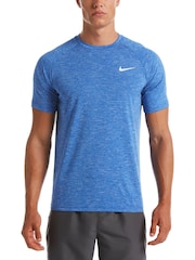 Մուգ կապույտ - Nike կարճ թևքով Hydroguard Rash t shirts - Պատկեր 1 3-ից