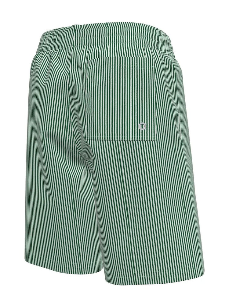 Nike Green Ripple 7 Inch Stripe Swim Shorts - Image 10 of 10