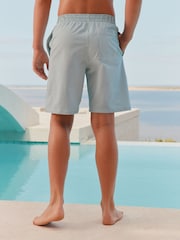 Nike Green Ripple 7 Inch Stripe Swim Shorts - Image 3 of 10